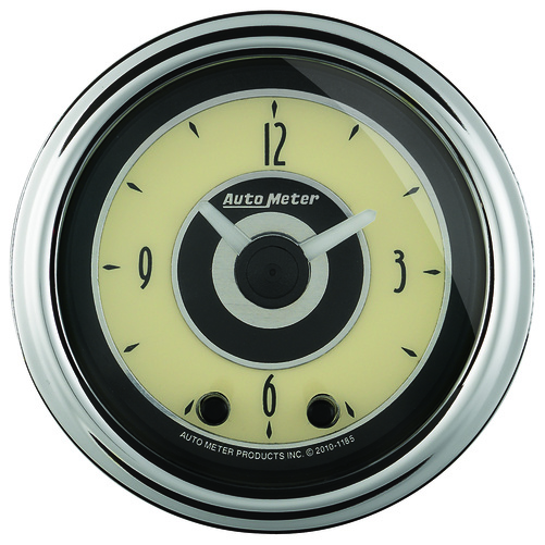 2-1/16" Clock, 12 Hour, Cruiser Ad