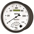 5" Tachometer/Speedometer Combo, 8k Rpm/120 Mph, Old-Tyme White Ii