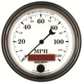 3-3/8" Speedometer, 0-120 Mph, Old-Tyme White Ii