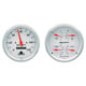 2 Pc. Gauge Kit, 5" Quad & Speedometer, 240-33 Ω, Arctic White