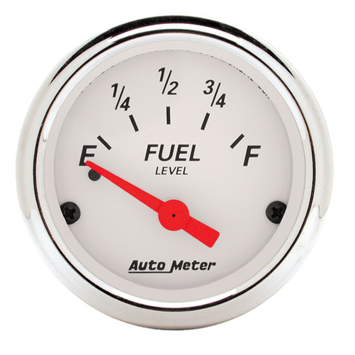 2-1/16" Fuel Level, 0-30 Ω, Arctic White