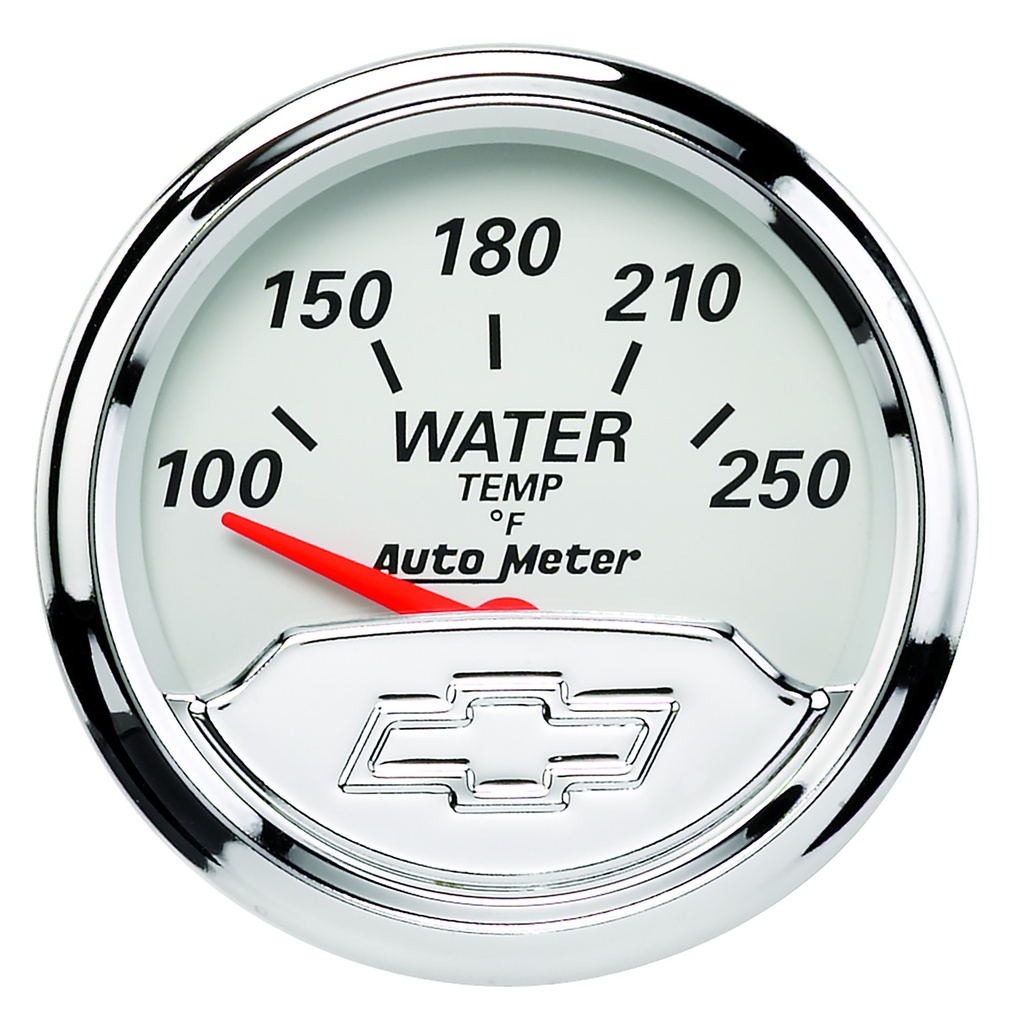 5 Pc. Gauge Kit, 3-1/8" & 2-1/16", Elec. Speedo., Chevrolet Heritage Bowtie