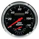 5" Tachometer/Speedometer Combo, 8k Rpm/120 Mph, Designer Black