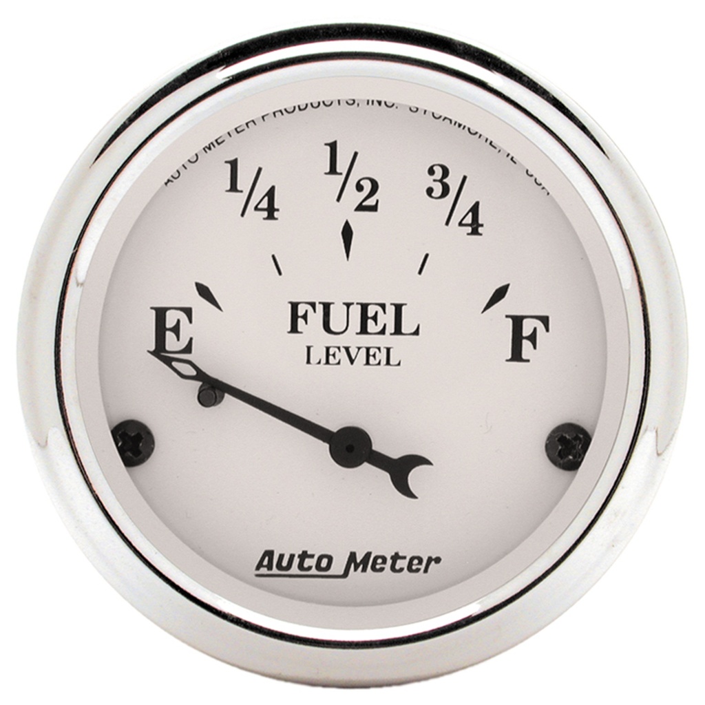 6 Gauge Direct-Fit Dash Kit, Chevy Truck 64-66, Old Tyme White