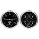 2 Pc. Gauge Kit, 5" Quad & Tach/Speedo, 240-33 Ω, Old Tyme Black