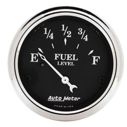 2-1/16" Fuel Level, 73-10 Ω, Old Tyme Black