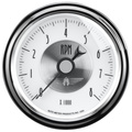 3-3/8" In-Dash Tachometer, 0-8,000 Rpm, Prestige Pearl