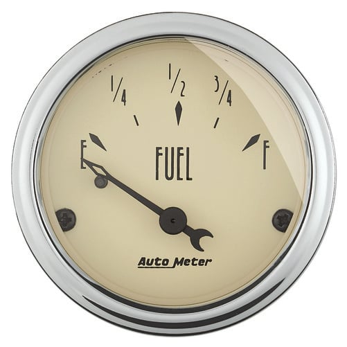 2-1/16" Fuel Level, 0-90 Ω, Antique Beige
