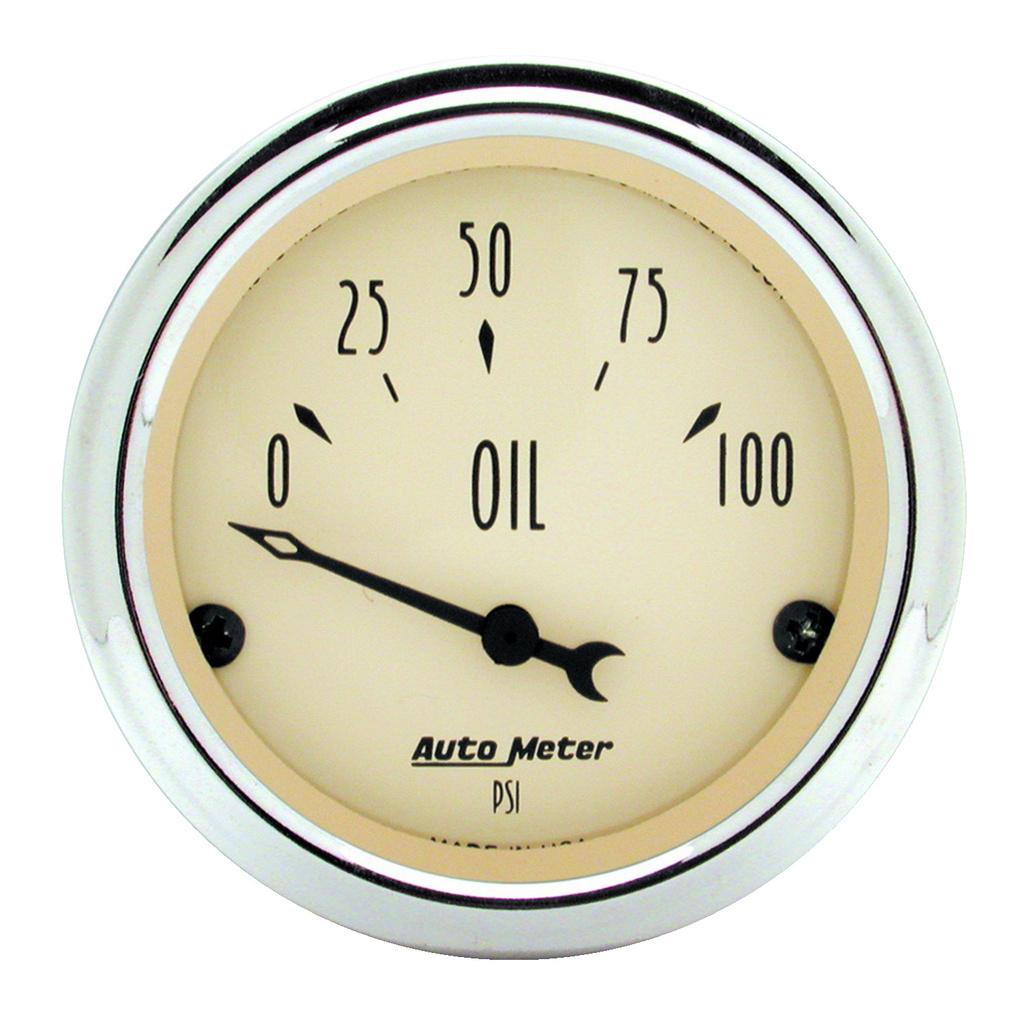 5 Pc. Gauge Kit, 3-3/8" & 2-1/16", Elec. Speedometer, Antique Beige