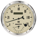 5" Tachometer/Speedometer Combo, 8k Rpm/120 Mph, Antique Beige