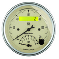 3-3/8" Tachometer/Speedometer Combo, 8k Rpm/120 Mph, Antique Beige