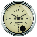 2-1/16" Clock, 12 Hour, Antique Beige