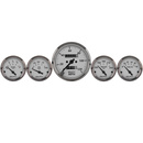 5 Pc. Gauge Kit, 3-1/8" & 2-1/16", Mech. Speedometer, American Platinum