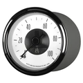 2-1/16" Oil Pressure, 0-100 Psi, Prestige Pearl