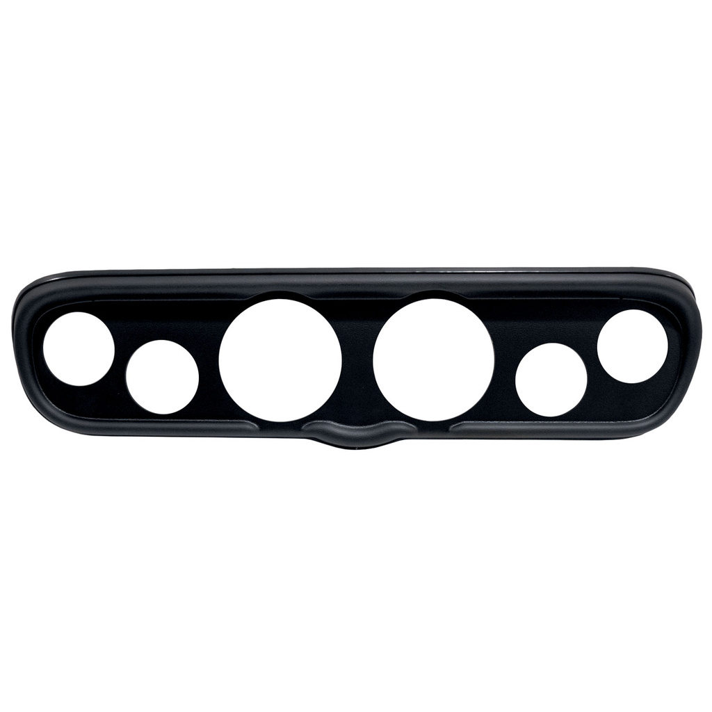 6 Gauge Direct-Fit Dash Kit, Ford Mustang 66, Arctic White