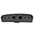 6 Gauge Direct-Fit Dash Kit, Ford Truck 61-66, Designer Black