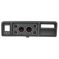 6 Gauge Direct-Fit Dash Kit, Ford Truck 73-79, Designer Black
