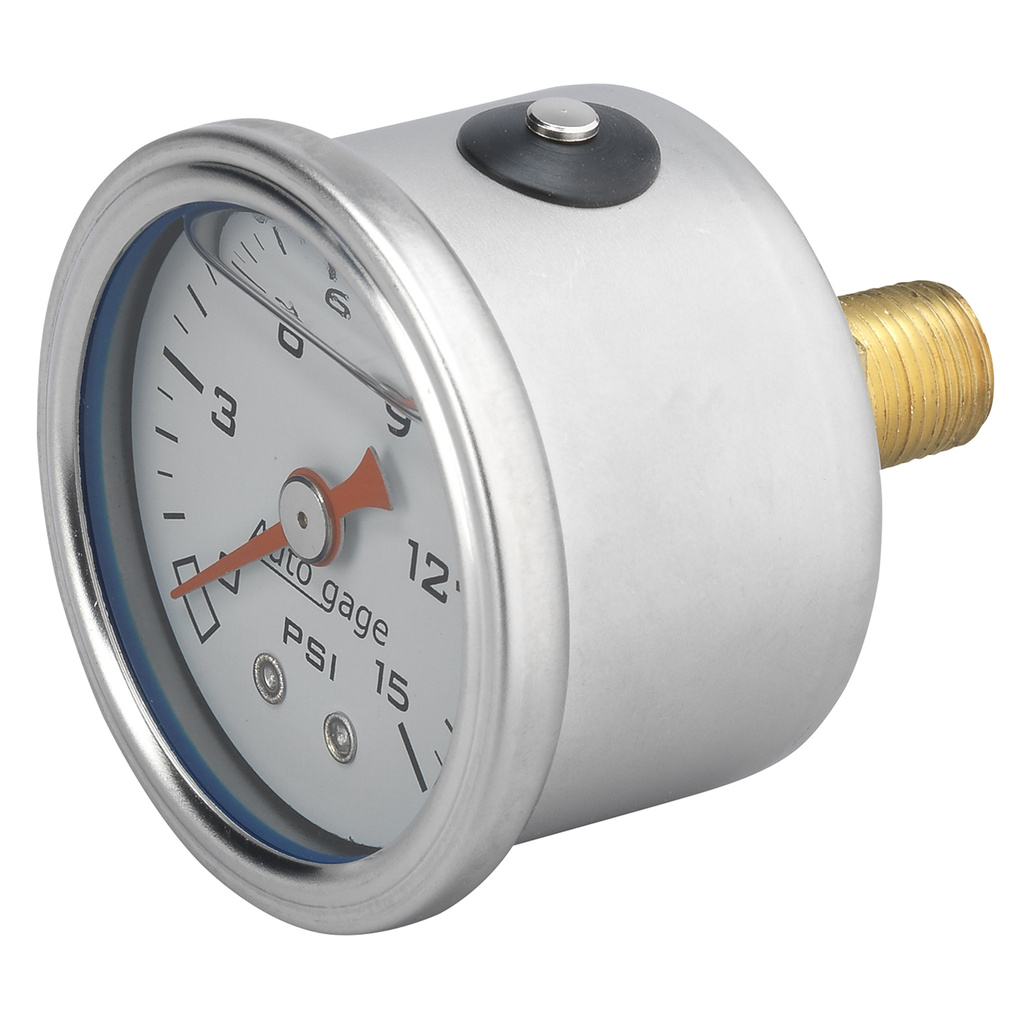 1-1/2" Pressure, 0-15 Psi, White