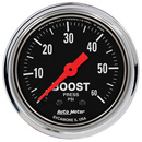 2-1/16" Boost, 0-60 Psi, Traditional Chrome