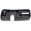 6 Gauge Direct-Fit Dash Kit, Chevy Chevelle No Vent 69, Sport-Comp Ii