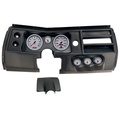 6 Gauge Direct-Fit Dash Kit, Chevy Chevelle No Vent 68, Ultra-Lite Ii