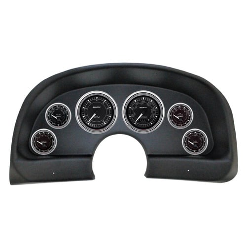 6 Gauge Direct-Fit Dash Kit, Chevy Camaro 93-02, Chrono Chrome