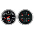 2 Pc. Gauge Kit, 5" Quad & Tach/Speedo, 240-33 Ω, Sport-Comp