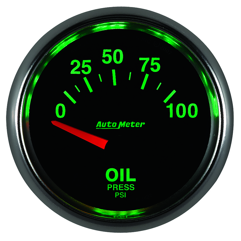 2-1/16" Oil Pressure, 0-100 Psi, Gs