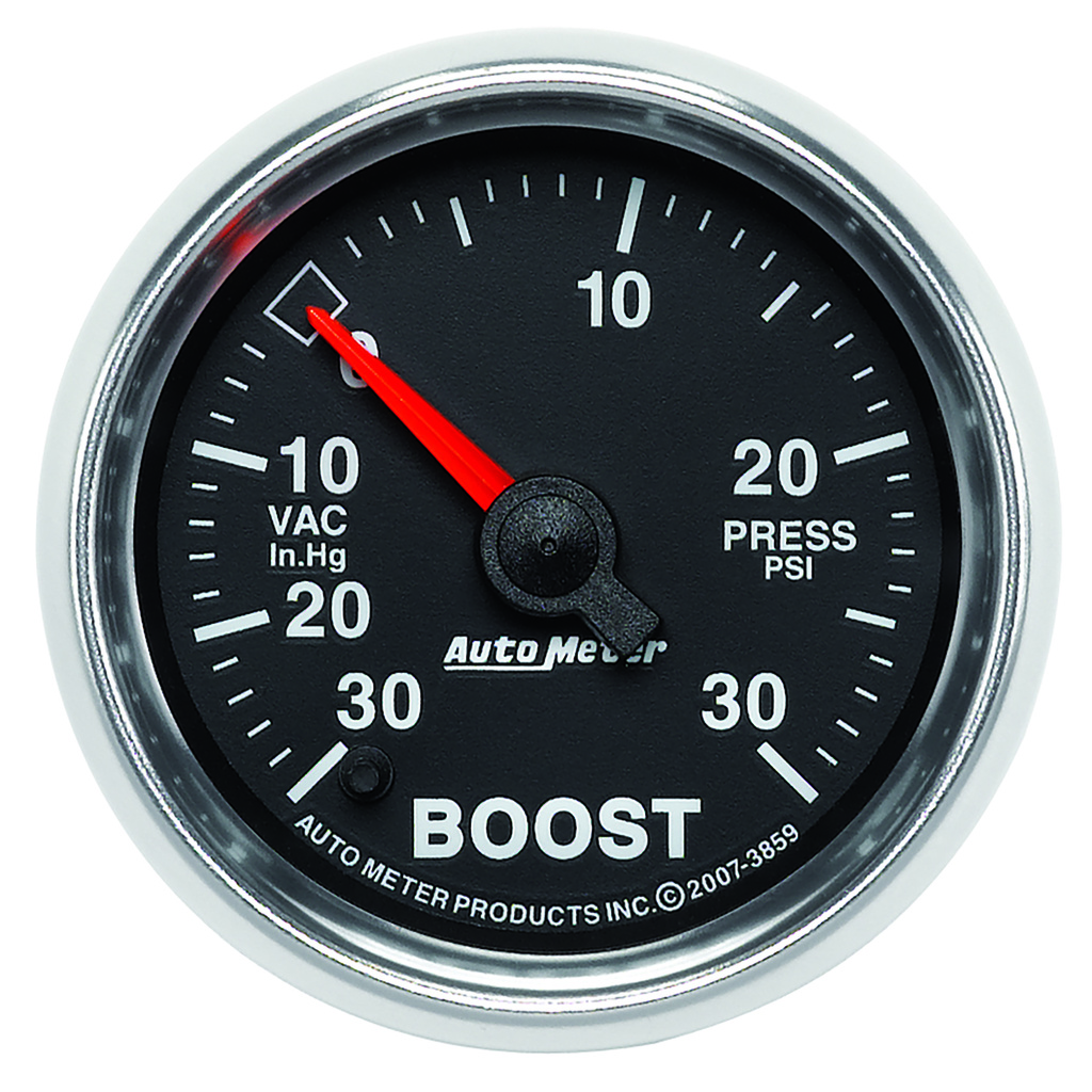 2-1/16" Boost/Vacuum, 30 In Hg/30 Psi, Gs