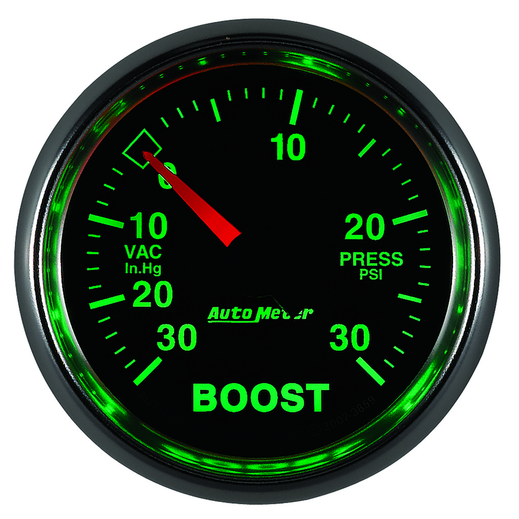 2-1/16" Boost/Vacuum, 30 In Hg/30 Psi, Gs