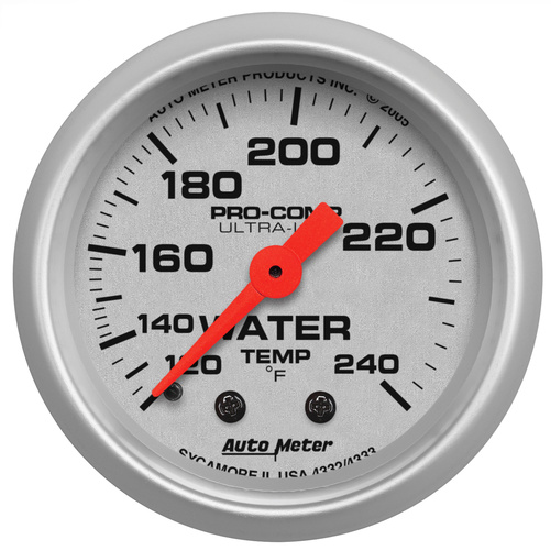 2-1/16" Water Temperature, 120-240 °F, Ultra-Lite