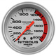 2-5/8" Nitrous Pressure, 0-2000 Psi, Ultra-Lite