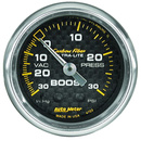 2-1/16" Boost/Vacuum, 30 In Hg/30 Psi, Carbon Fiber