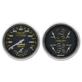 2 Pc. Gauge Kit, 5" Quad & Tach/Speedo, 240-33 Ω, Carbon Fiber