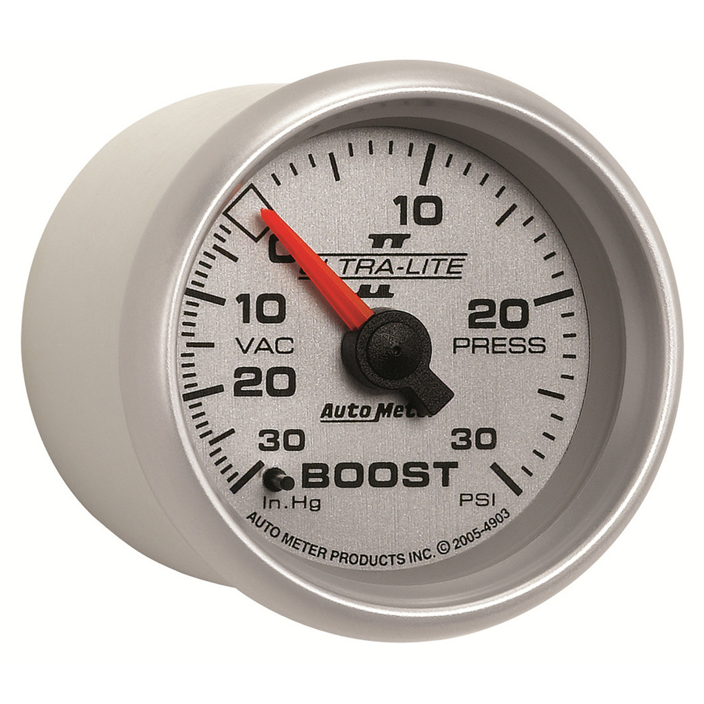 2-1/16" Boost/Vacuum, 30 In Hg/30 Psi, Ultra-Lite Ii