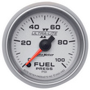 2-1/16" Fuel Pressure, 0-100 Psi, Ultra-Lite Ii