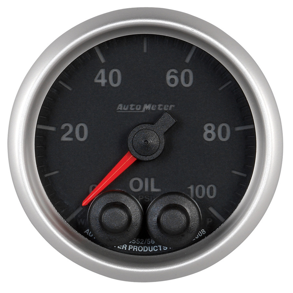 2-1/16" Oil Pressure, 0-100 Psi, Elite, -4an Sensor
