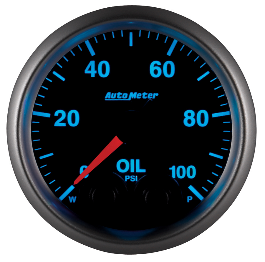 2-1/16" Oil Pressure, 0-100 Psi, Elite, W/O Sensor