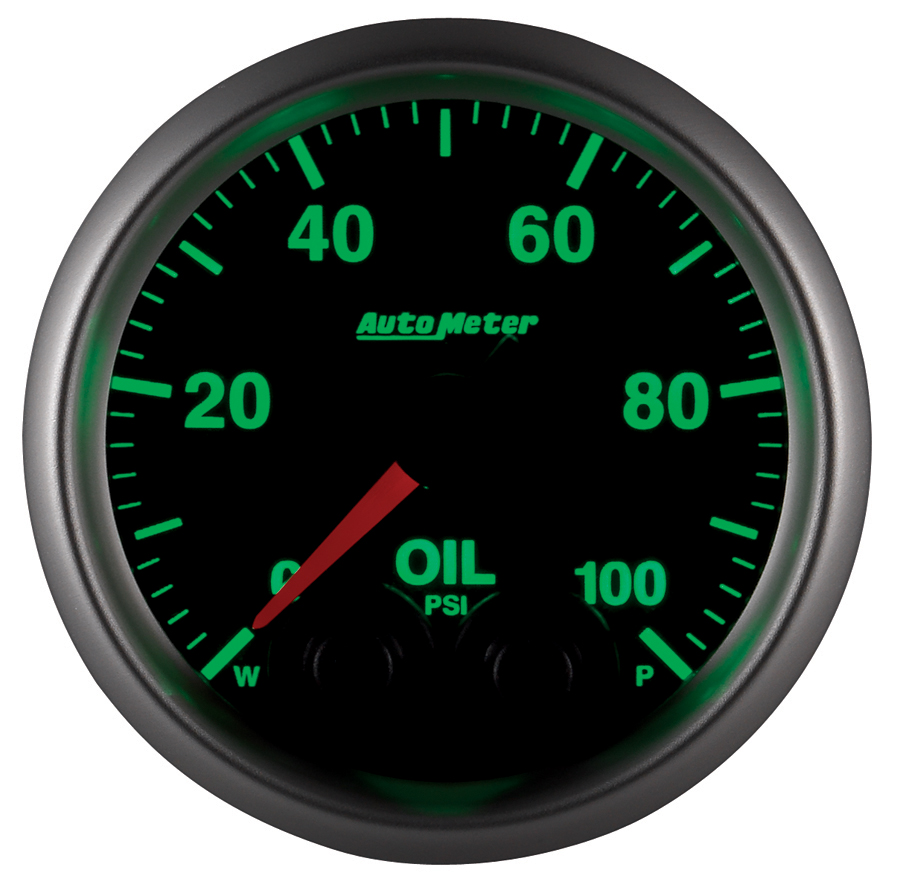 2-1/16" Oil Pressure, 0-100 Psi, Elite, -4an Sensor