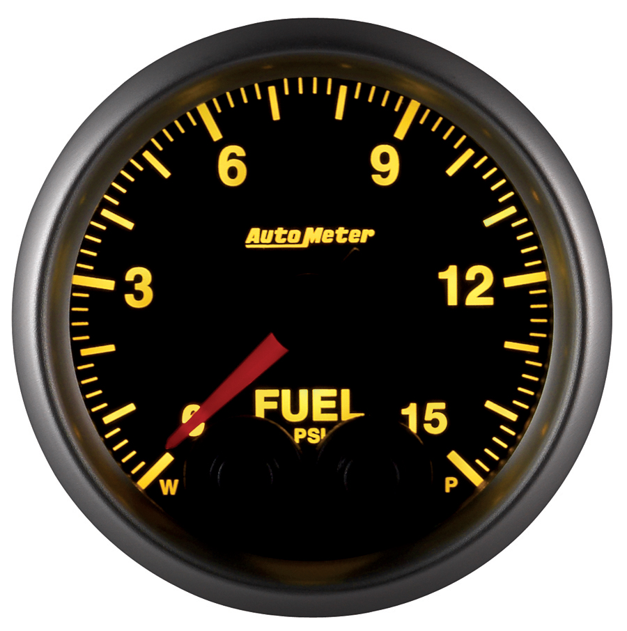 2-1/16" Fuel Pressure, 0-15 Psi, Elite, -4an Sensor