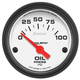 2-1/16" Oil Pressure, 0-100 Psi, Phantom