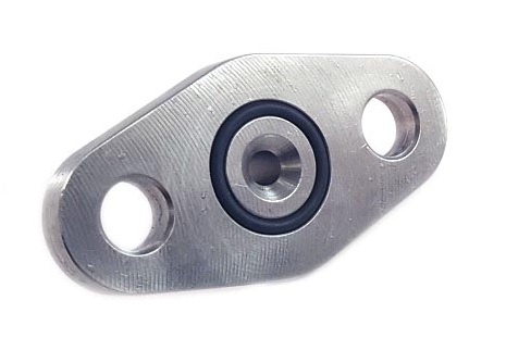 AN4 oil inlet flange SS Holset - Precision - Garrett