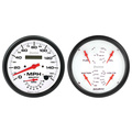 2 Pc. Gauge Kit, 5" Quad & Tach/Speedo, 240-33 Ω, Phantom