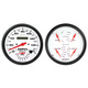 2 Pc. Gauge Kit, 5" Quad & Tach/Speedo, 240-33 Ω, Phantom