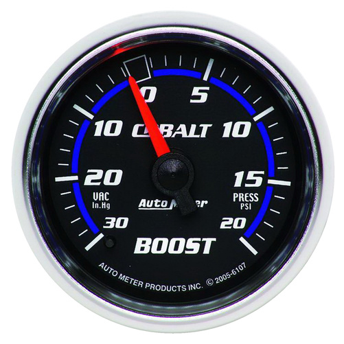 2-1/16" Boost/Vacuum, 30 In Hg/20 Psi, Cobalt