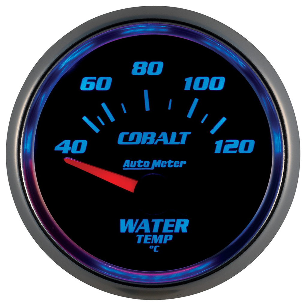 2-1/16" Water Temperature, 40-120 °C, Cobalt