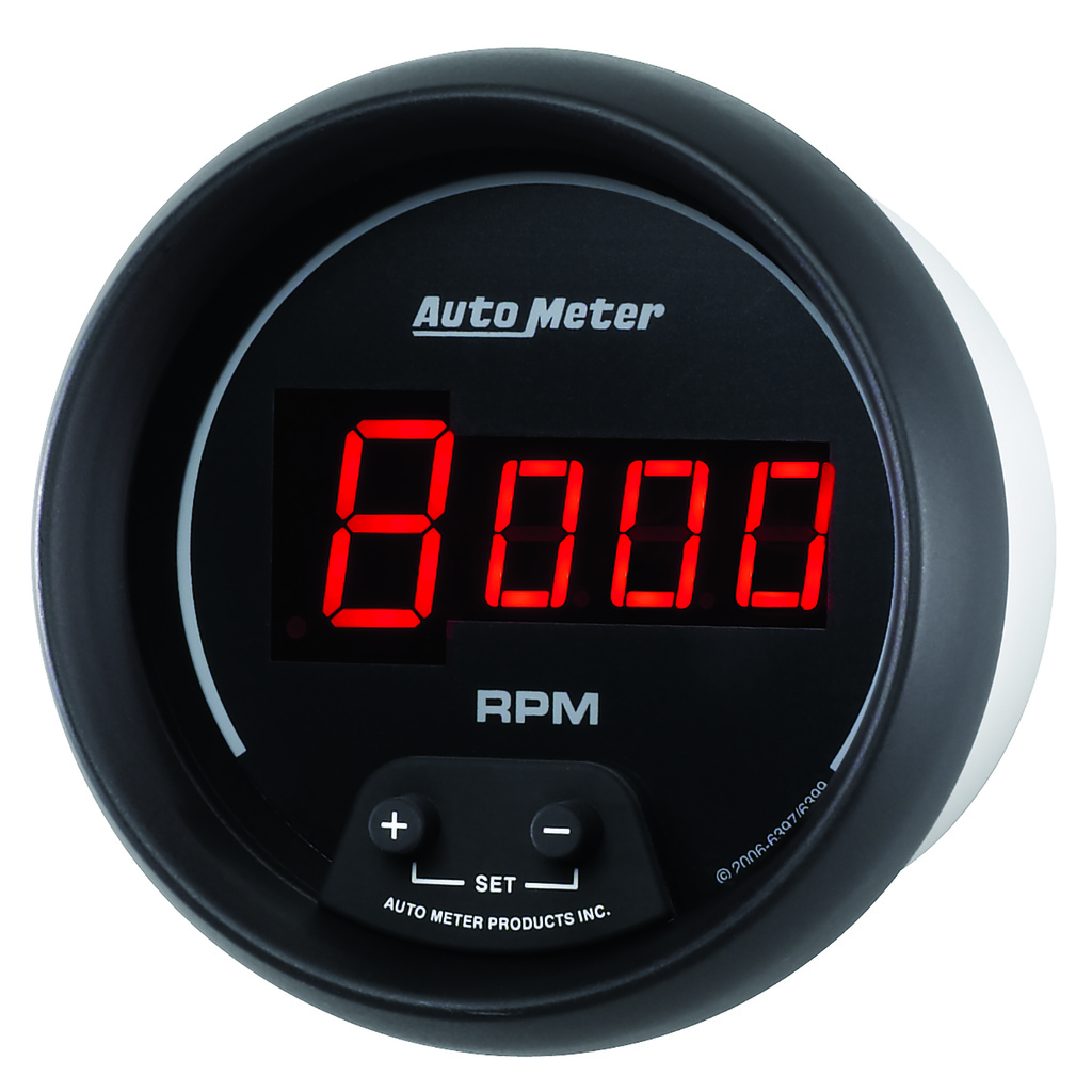 3-3/8" In-Dash Tachometer, 0-10,000 Rpm, Sport-Comp Digital