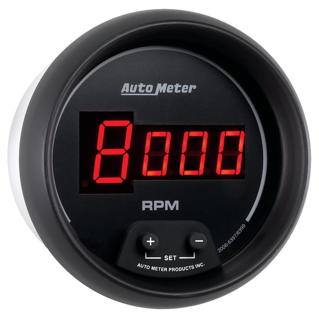 3-3/8" In-Dash Tachometer, 0-10,000 Rpm, Sport-Comp Digital