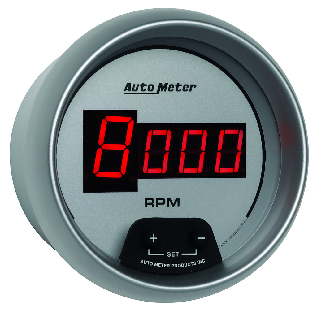 3-3/8" In-Dash Tachometer, 0-10,000 Rpm, Ultra-Lite Digital