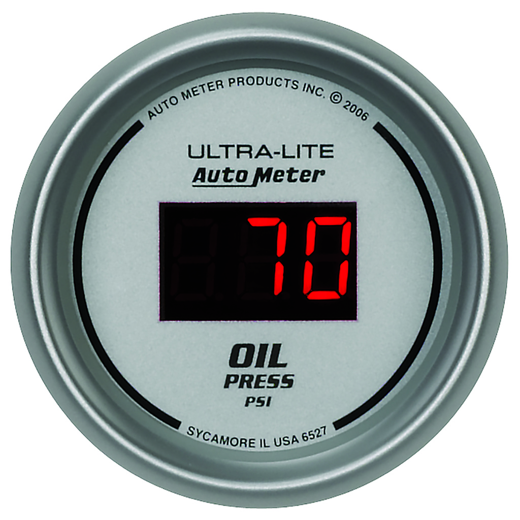 2-1/16" Oil Pressure, 5-100 Psi, Ultra-Lite Digital